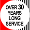 OVER 30 YEARS LONG SERVICE